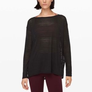 COPY - Lululemon Back In Action Sheer Long Sleeve…